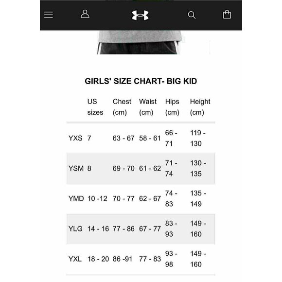 NWT Under Armour Athletic Set Girls Youth Size Small - Picture 4 of 4